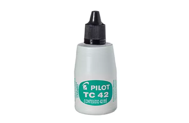 TINTA PARA ALMOFADA DE CARIMBO TC 42ML PRETO PILOT