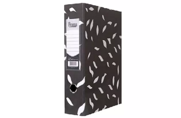 PASTA REGISTRADORA AZ OFÍCIO LOMBO LARGO USUAL TIGRADO - 28X8X34,5CM - UNDIDADE | FRAMA