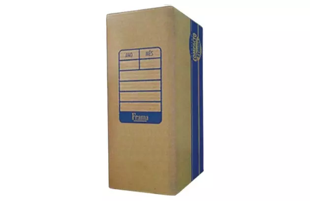 ARQUIVO MORTO OFÍCIO PAPELÃO KRAFT - GRAMATURA 375G/M² 35X13,5X25CM - UNIDADE | FRAMA 473-163