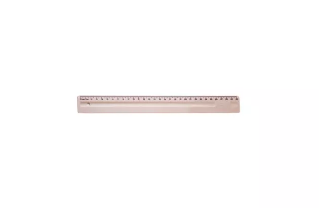 REGUA 30CM METALIZADA ROSE GOLD DELLO