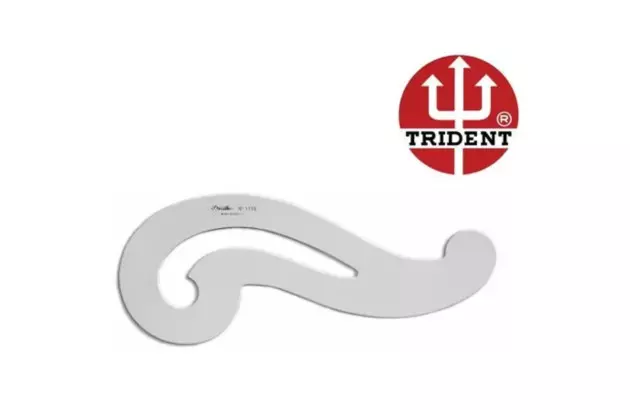 CURVA FRANCESA 31X12,5CM MODELO 1116 TRIDENT