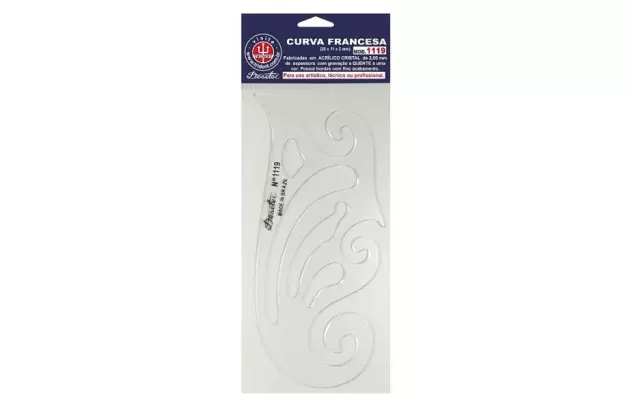 CURVA FRANCESA 25 X 11CM MODELO 1119 - TRIDENT