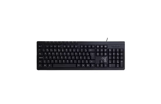 TECLADO COM FIO USB 2.0 PRETO TEXTBOOK - MAXPRINT 60000149