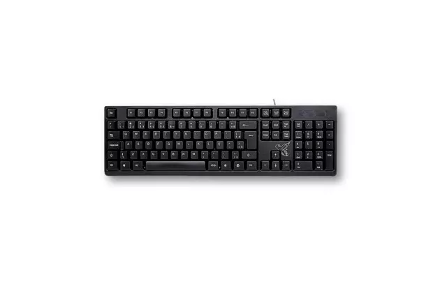 TECLADO UNIVERSITÁRIO COM FIO USB 2.0 PRETO - MAXPRINT 60000140