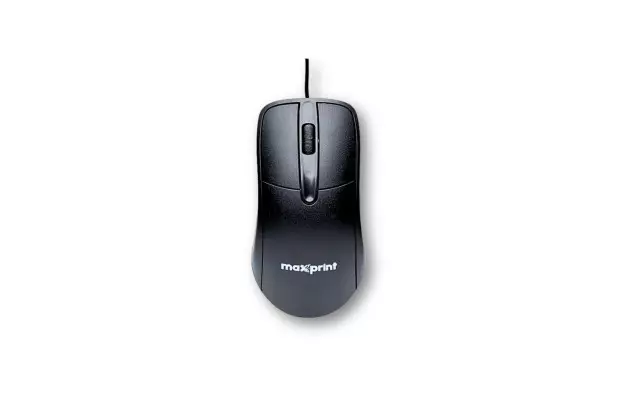 MOUSE OFFICEEASY COM FIO USB 2.0 1200DPI PRETO CABO 1.35CM MAXPRINT -  60000154