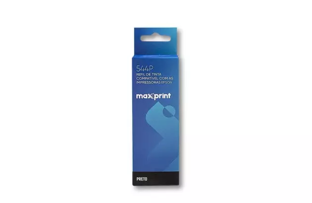 REFIL DE TINTA EPSON COMPATIVEL T544P 100ML PRETA T544120  - MAXPRINT 61000001