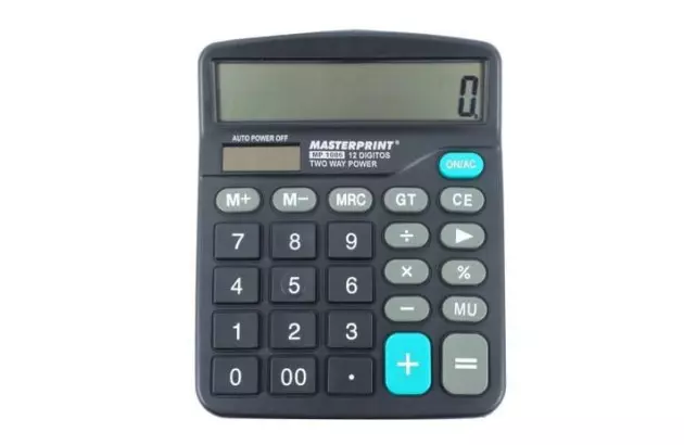 CALCULADORA DE MESA 12 DIGITOS MP1086 UND | MASTERPRINT