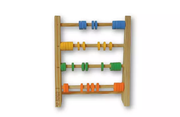 BRINQUEDO EDUCATIVO ABACO FECHADO EM EVA 40 ARGOLAS 30.03 JOTT PLAY