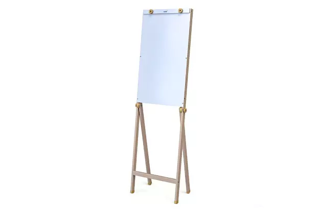 FLIP CHART LOUSA QUADRO BRANCO PERNAS ARTICULADAS SLIM - ALTURA 1,80CM | STALO 4390