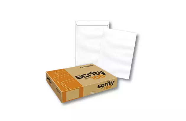 ENVELOPE SACO BRANCO 176X250 75G OFF SET CX 100 SCRITY - SOF725