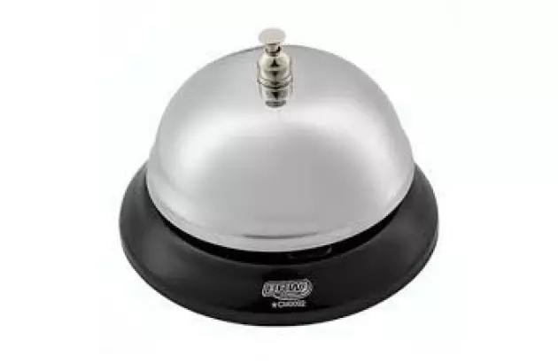 CAMPAINHA DE MESA AÇO CROMADO 85MM - SINETA | BRW CM0002