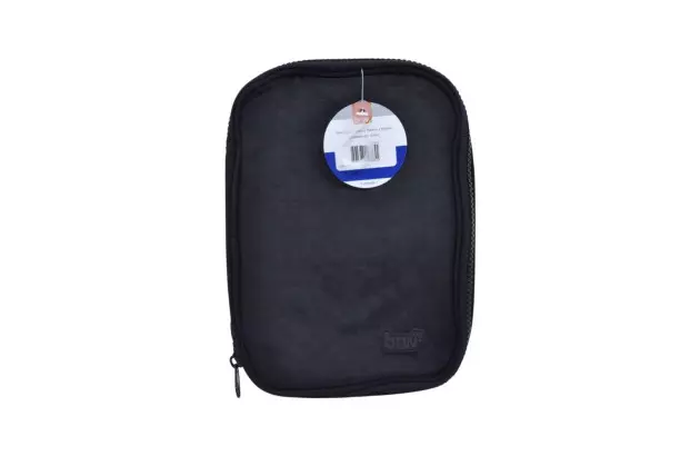 ESTOJO BOX NYLON 1 ZIPER PRETO 100 PENS CAPACIDADE | BRW ET0100