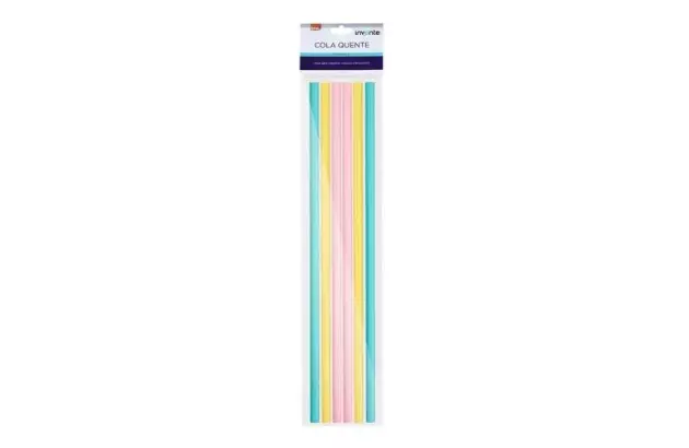 COLA BASTAO QUENTE PASTEL GROSSO 11.2X300MM  PCT/6 BRW CQ2011
