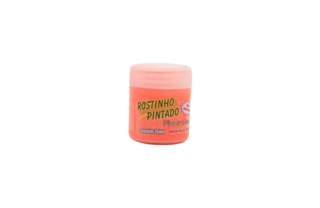 TINTA FACIAL LÍQUIDA 15ML FLUOR COLORS LARANJA FLUOR - ROSTINHO PINTADO 1012