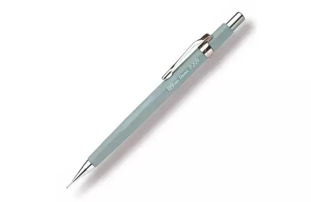 LAPISEIRA 0.9 PENTEL P200 CINZA - GRAFITE TÉCNICO P209JNPB | PENTEL