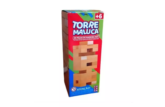BRINQUEDO TORRE MALUCA + 6 ANOS COLUNA