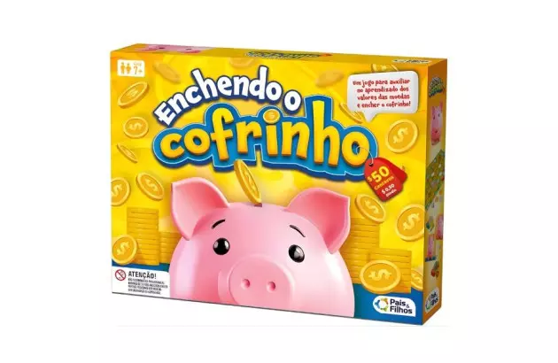 JOGO ENCHENDO O COFRINHO + 7 ANOS PAIS E FILHOS