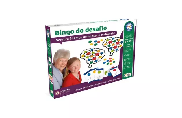 JOGO BINGO DO DESAFIO LINHA SENIOR PAIS E FILHOS