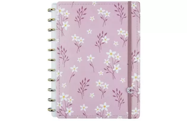 CADERNO INTELIGENTE A5 PINK BLOSSOM BY SOF MARTINS CIA52357