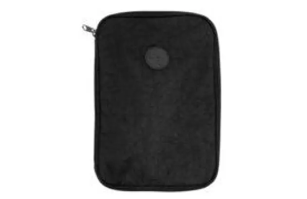 NECESSAIRE BOX NYLON  1 ZIPER PRETO TAMANHO 250X175X25 MM | BRW NC0120
