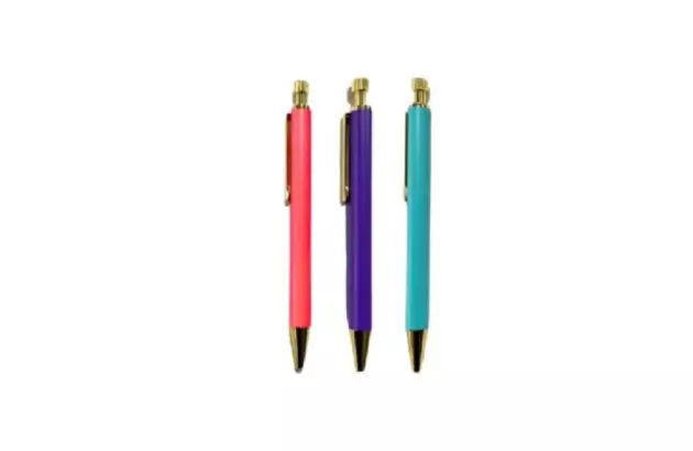 CANETA METALICA NEON 1.0 SORTIDA BRW CA0706