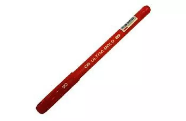 CANETA ESFEROGRÁFICA 1.0 ULTRA BOLD VERMELHA CIS - PONTA AGULHA 2 VEZES MAIS TINTA