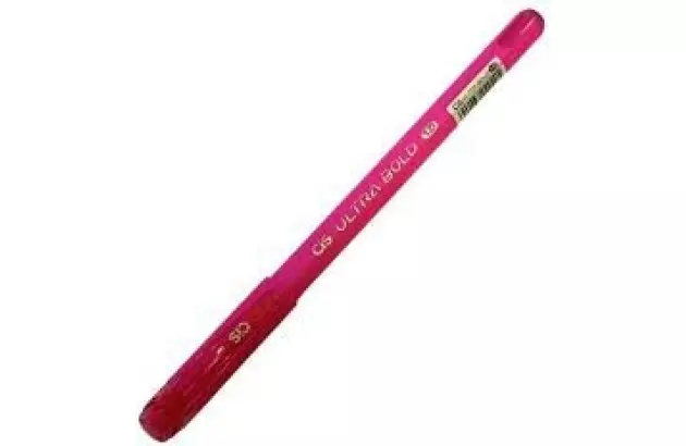CANETA ESFEROGRÁFICA 1.0 ULTRA BOLD ROSA CIS - PONTA AGULHA 2 VEZES MAIS TINTA