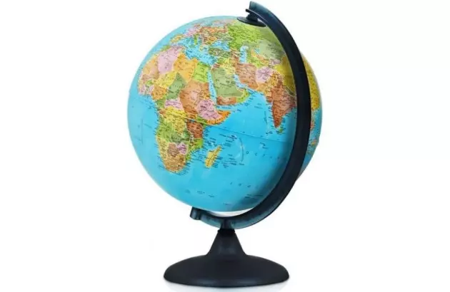 GLOBO TERRESTRE 20CM CORALLO POLITICO TECNODIDDATICA