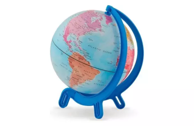 GLOBO TERRESTRE 16CM GIACOMINO POLITICO AZUL TECNODIDDATICA