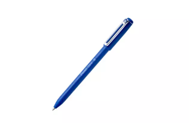 CANETA 0.7 COM TAMPA PENTEL IZEE AZUL BX457C