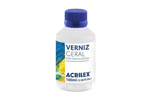 VERNIZ GERAL INCOLOR 100ML PARA MANUALIDADES | ACRILEX 16010