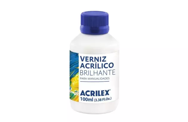 VERNIZ ACRÍLICO BRILHANTE 100ML PARA MANUALIDADES | ACRILEX 15010