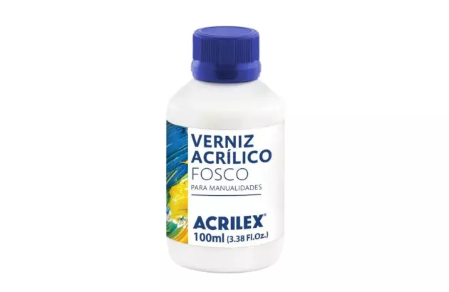 VERNIZ ACRÍLICO FOSCO PARA MANUALIDADES 100ML ACRILEX 1691