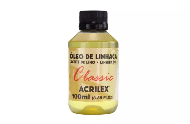 ÓLEO DE LINHAÇA CLASSIC 100ML - PINTURA A ÓLEO | ACRILEX 15610