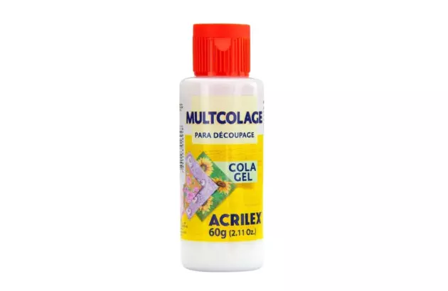 COLA GEL DECOUPAGE MULTCOLAGE 60G 18160 ACRILEX