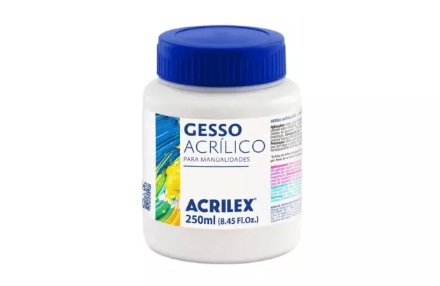 GESSO ACRÍLICO PARA ARTESANATO 250ML | ACRILEX 13325