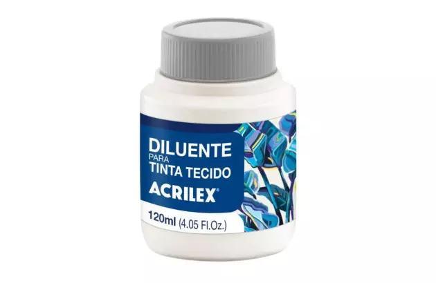 DILUENTE PARA TINTA TECIDO 120ML ACRILEX 19320