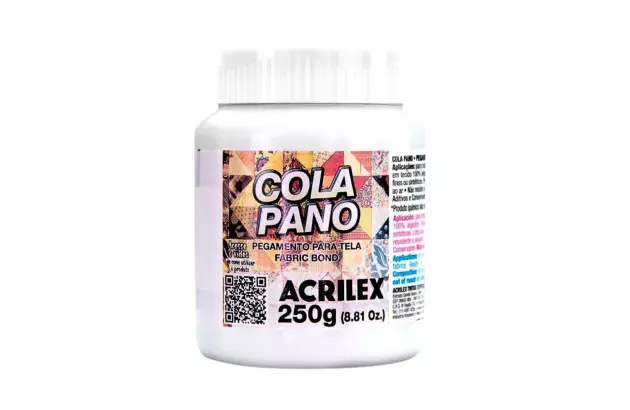 COLA PANO 250G PEGAMENTO PARA TELA  ACRILEX 16825