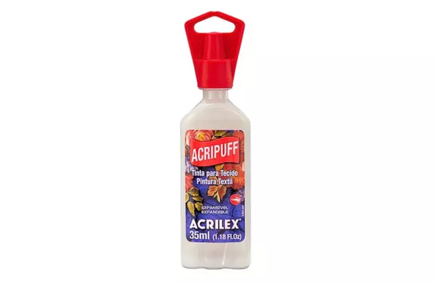 TINTA ACRIPUFF PARA TECIDO 35ML INCOLOR 806 - EXPANSÃO A CALOR | ACRILEX 4812