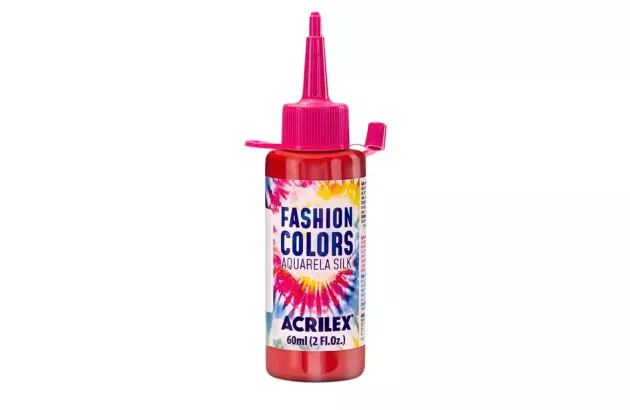 TINTA TECIDO AQUARELA SILK VERMELHO FOGO 507 60ML 4560 ACRILEX