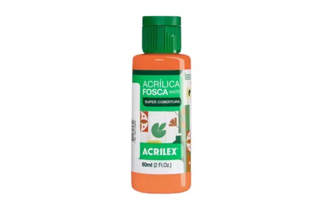 TINTA ACRILICA FOSCA ARTESANATO 60ML AMARELO OCRE 564 – UNIDADE | ACRILEX 3560