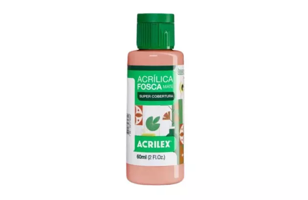 TINTA ACRILICA FOSCA ARTESANATO 60ML AREIA ROSADA 929 – UNIDADE | ACRILEX 3560