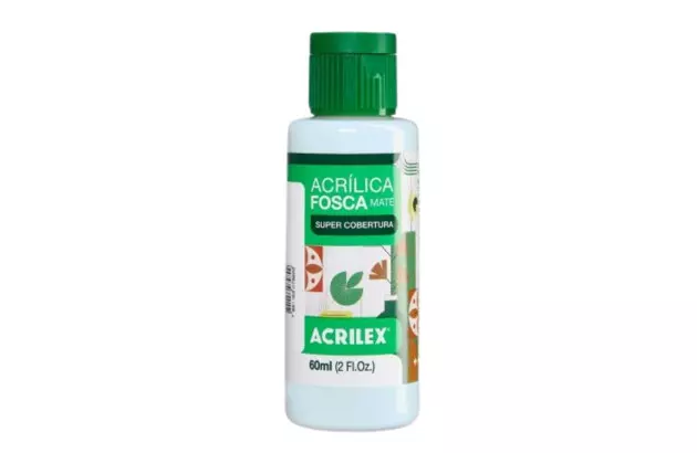TINTA ACRILICA FOSCA ARTESANATO 60ML AZUL AGUA 919 – UNIDADE | ACRILEX 3560