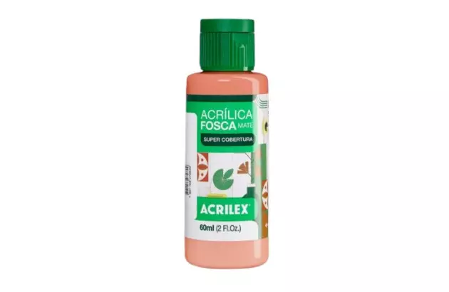 TINTA ACRILICA FOSCA ARTESANATO 60ML CAMURÇA QUEIMADO 818 – UNIDADE | ACRILEX 3560
