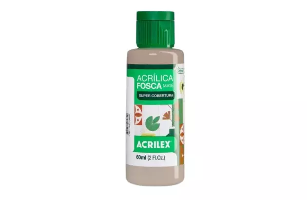 TINTA ACRILICA FOSCA ARTESANATO 60ML CONCRETO 819 – UNIDADE | ACRILEX 3560