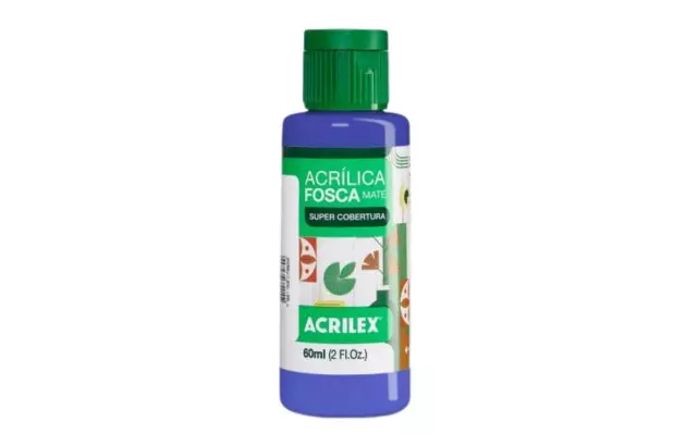 TINTA ACRILICA FOSCA ARTESANATO 60ML ROXO 918  – UNIDADE | ACRILEX 3560