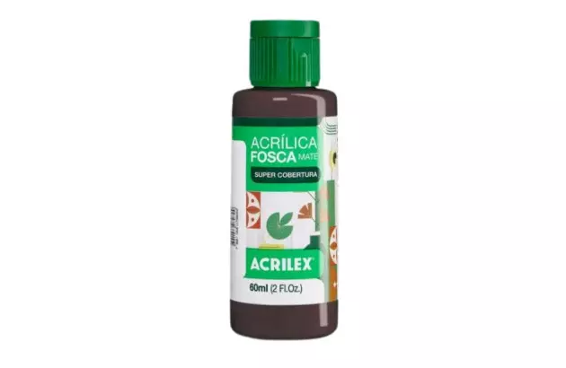 TINTA ACRILICA FOSCA ARTESANATO 60ML RUSTICO 896 – UNIDADE | ACRILEX 3560