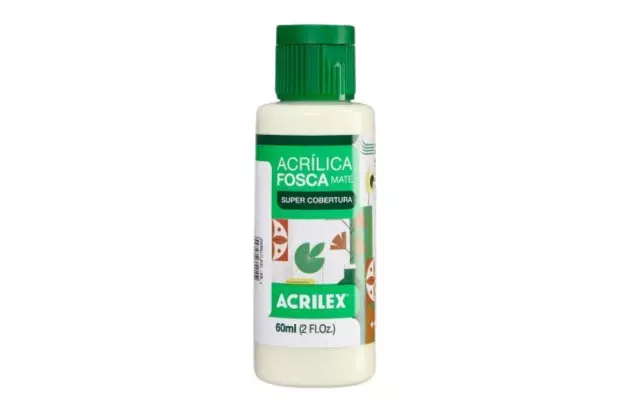 TINTA ACRILICA FOSCA ARTESANATO 60ML VERDE SOFT 897 – UNIDADE | ACRILEX 3560