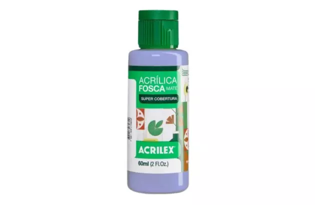 TINTA ACRILICA FOSCA ARTESANATO 60ML VIOLETA GRIS 916  – UNIDADE | ACRILEX 3560
