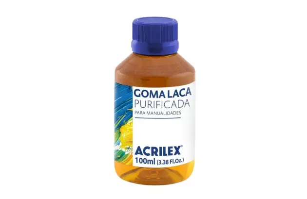 GOMA LACA PURIFICADA 100ML PARA ARTESANATO | ACRILEX 15210